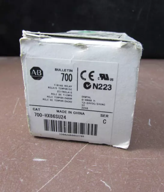 Ab 700-Hx86Su24 Timing Relay