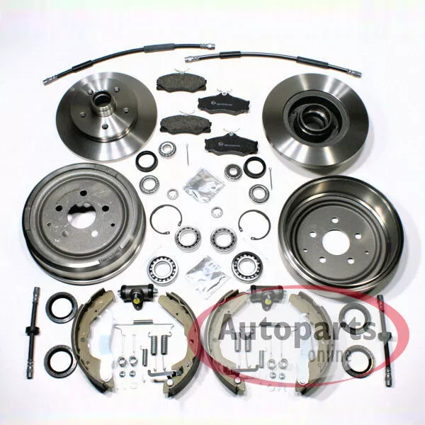 NTY RADLAGER-SATZ HINTEN PASSEND FÜR RENAULT TWINGO SMART FORFOUR FORTWO