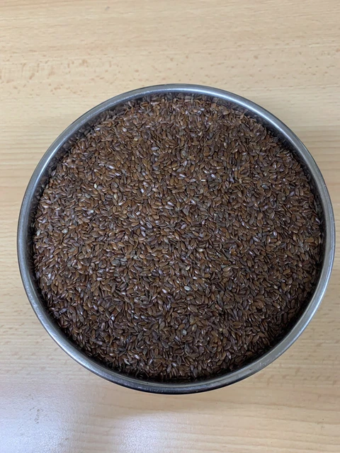 LEINSAAT 3 kg TOP Leinsamen BRAUN Pferdefutter Vogelfutter Nagerfutter