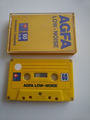Agfa c60 Low Noise Lilla Vintage 70er anni rarità pulito 
