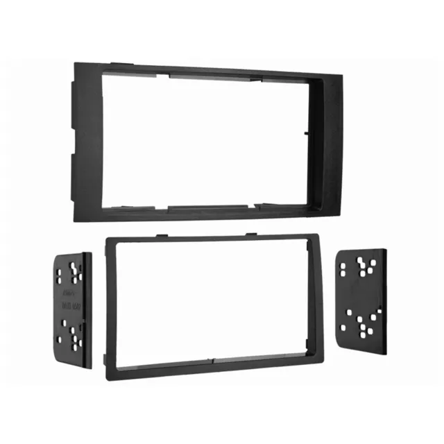 2DIN Radio kit pour VW T5 Touareg 2004-2010 Support Cadre montage Metra 95-9009