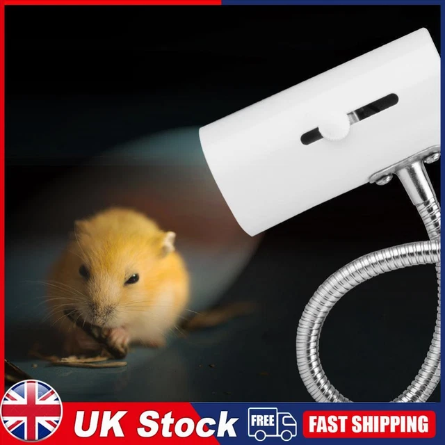 E27 Reptile Lamp Kit Heating Lamp Set Clip-on Bulb with Cover Pet Light Holder
