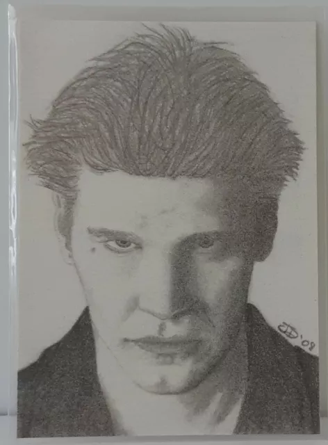 ACEO Angel Buffy the Vampire Slayer Limited Edition Sketch Print Signed J Daley