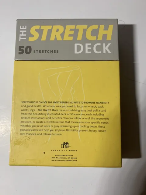 The Stretch Deck: 50 Stretches Yoga Pilates Flash Cards- Cards By Miller, Olivia 2