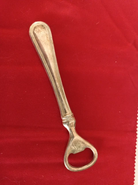 Apribottiglie Versilbert Silverplated Italy Dimensioni: 16,5x4 cm circa 