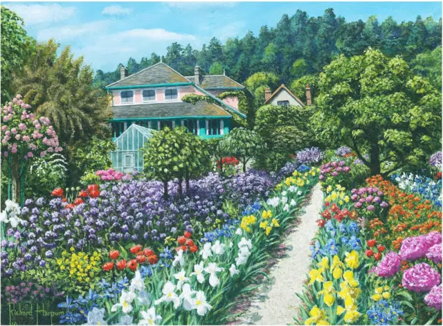 Relish - Dementia Jigsaw Puzzles for Adults, 63 Piece Monet's Garden Puzzle - &