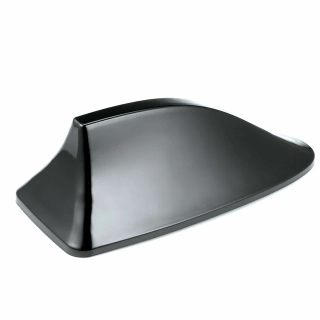 NEW BLACK Shark Fin Car Roof Antenna Radio FM/AM Signal Aerial Accessories