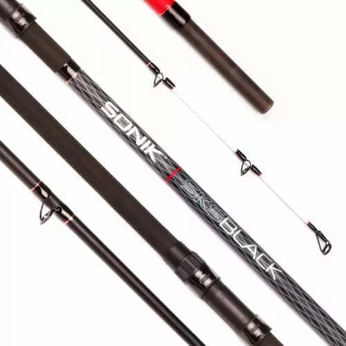 Sonik SKS Black Shore Rods 12ft 13ft 14ft Beachcaster Sea Fishing FS