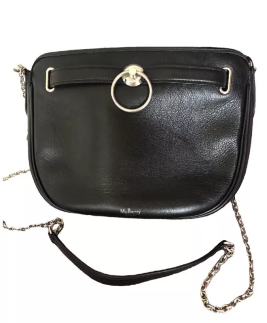 MULBERRY BROCKWELL COBALT Blue Silky Calf Liner 350.00