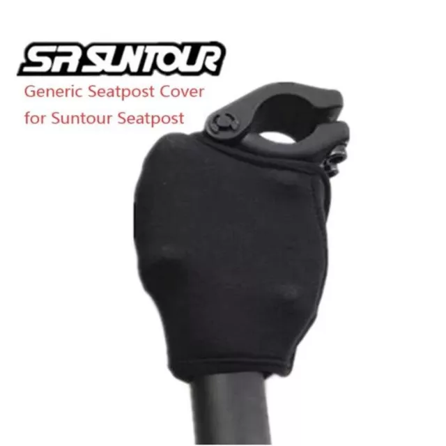 Protective Cover Shock Absorbing for SUNTOUR SP12 NCX Suspension Seat Post Black