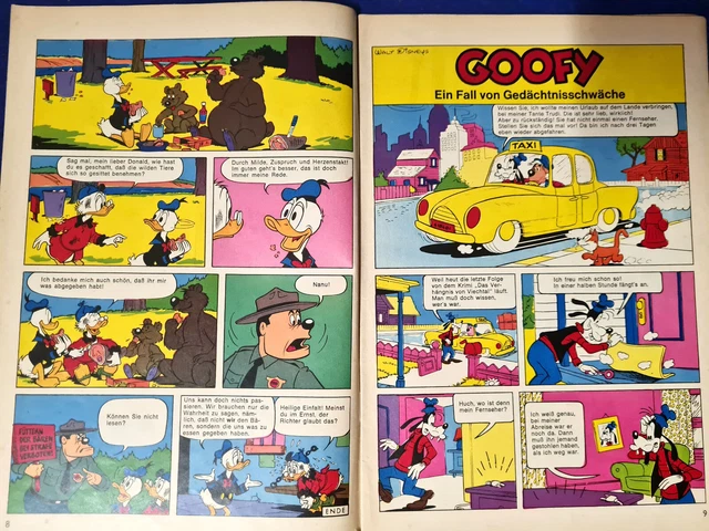 Micky Maus Comic Heft Nr.1 mit SB+ Beilage 1971 gut Z 1-2/2 (5792) 2