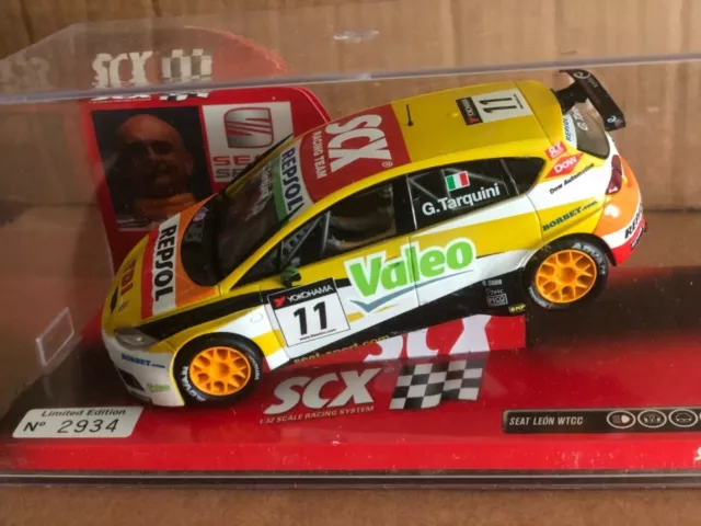 Mint boxed scx seat Leon Wtcc g Tarquini limited edition