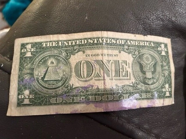Silver Certificate 1957 1 Dollar Bill Paper Money One Currency Blue Seal Note