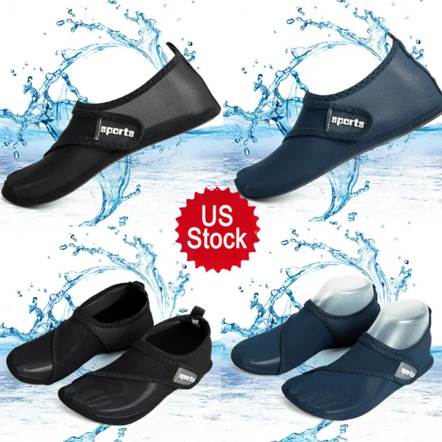 Chaussures d'eau femmes hommes antidérapantes pieds nus pour natation plongée surf aqua sports plage