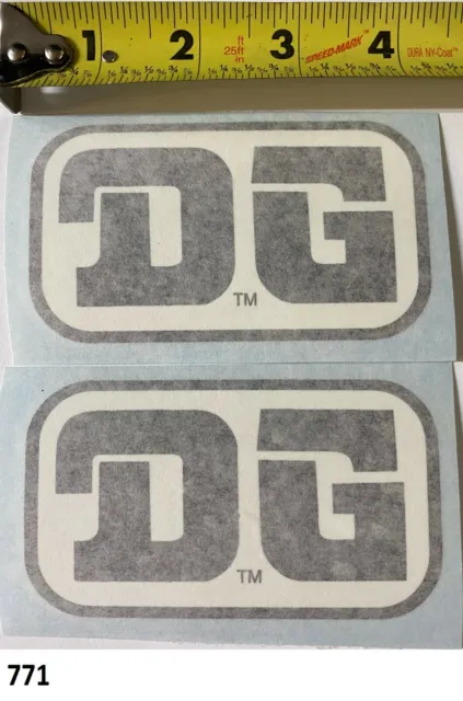 2! DG sticker decal Vintage RM YZ KX CR 125 250 360 400 500 AHRMA WORKS VMX BMX