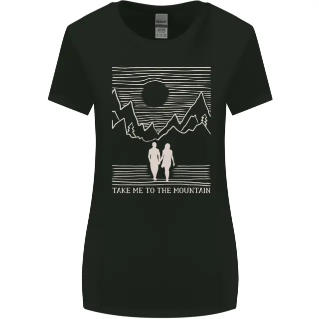 T-shirt donna Take Me to the Mountains trekking escursionismo taglio più largo