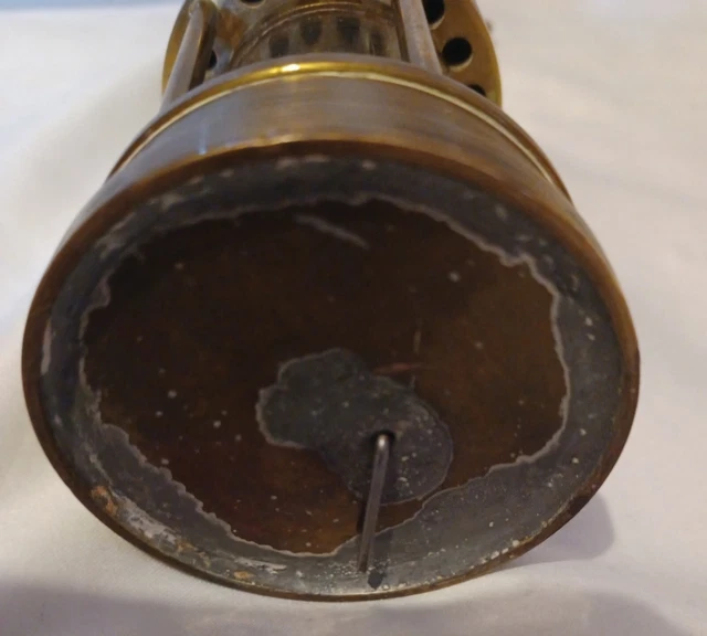 E. Thomas & Williams Aberdare Cambrian Welsh Brass Miners Lamp 19