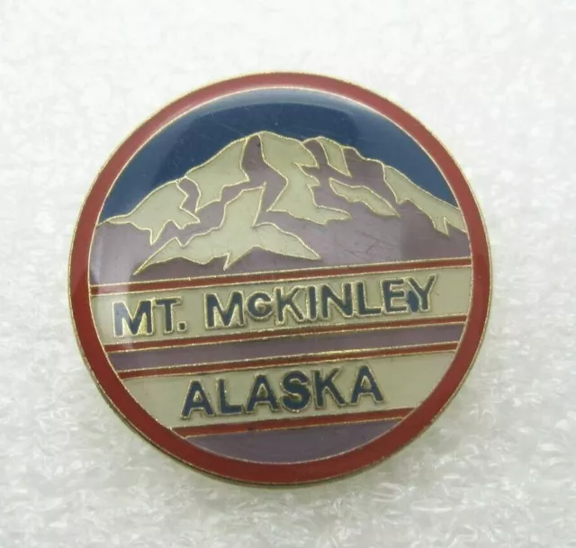 Mount Mckinley Alaska Mountain Lapel Pin (A509)
