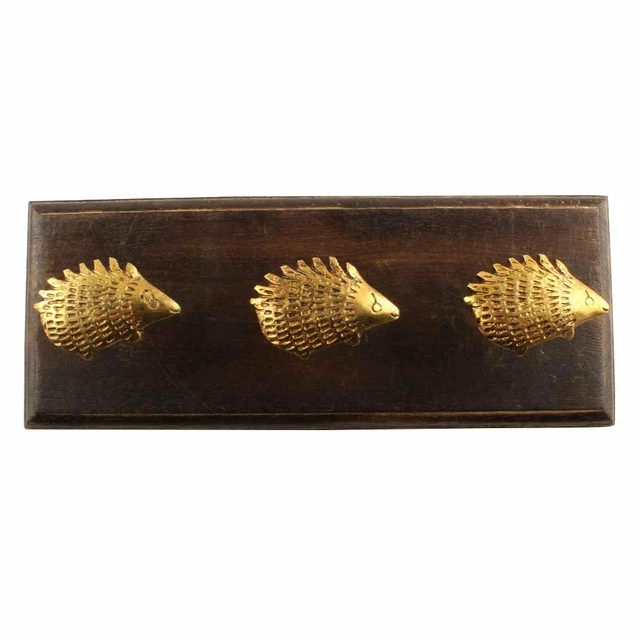 Antique Look Wood Key Hooks Wall Hangers Holders Hanging Coat Towel Clothes