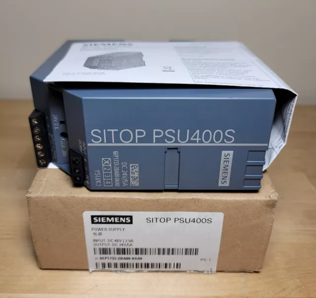 Siemens 6EP1733-2BA00-0AA0 Power Supply SITOP PSU400S