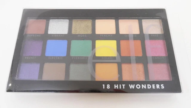 e.l.f. 18 Hit Wonders Eyeshadow Palette, 18 Shades, Matte, Satin & Shimmer 0.6oz