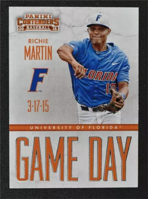 2015 Panini Contenders Game Day Tickets #11 Richie Martin - NM-MT