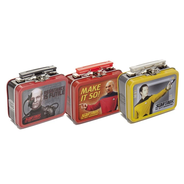 Star Trek Next Generation Teeny Tin Lunch Box Set of 3