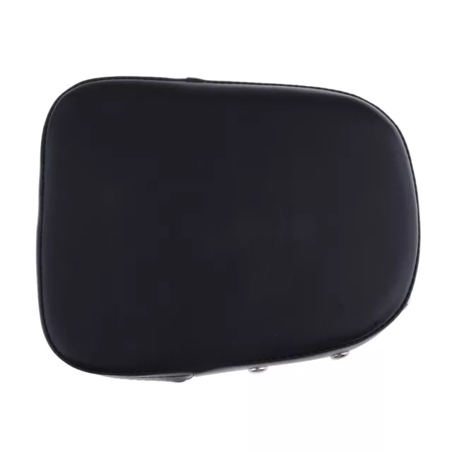 Universal Black Motorcycle Synthetic Leather Sissy Bar Backrest Cushion Pad