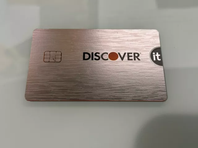 Discover New Credit Card New Vintage Not Sign Expired 2