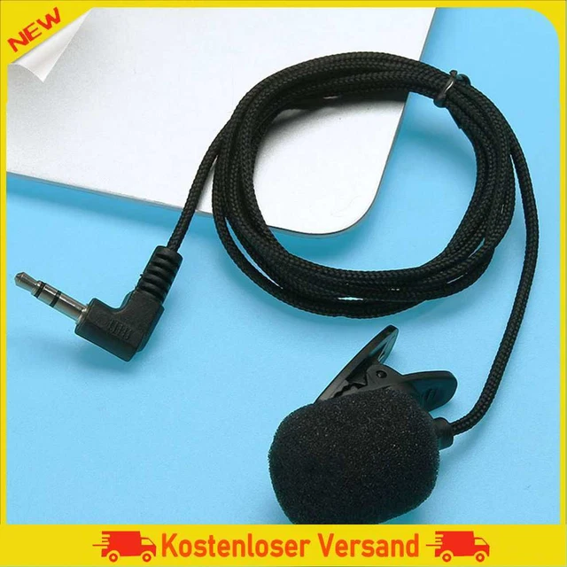 Mini Clip-on Lapel Microphone Single Direction for Audio Video Recording