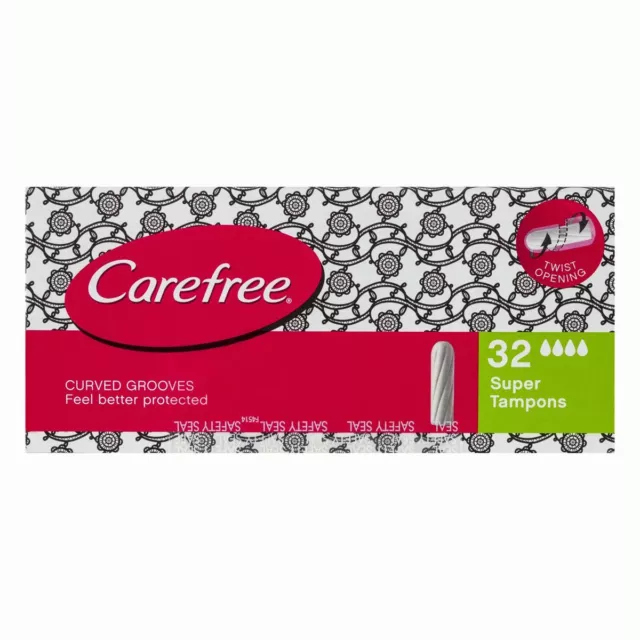 Cfree Carefree Tamp Sup 32 Tampons Super X - Pack