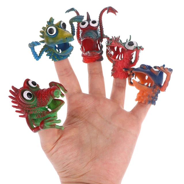 Monster Finger Puppets Kids Funny Monster Toys Party Favors Puppets T~xp