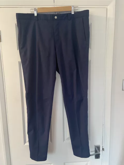 Nuevos sin etiquetas Nike Golf Dri Fit azul marino pantalones cintura 32 pulgadas bolsillos para piernas