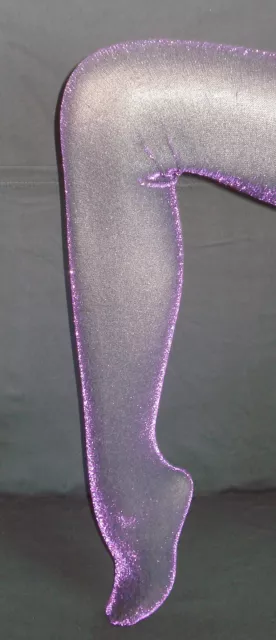 Metallic Shimmery Lurex Sheer to Waist Pantyhose Veronica 20