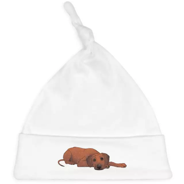 'Sleepy Rhodesian Ridgeback Dog' Baby Beanie Hat (BH00023586)