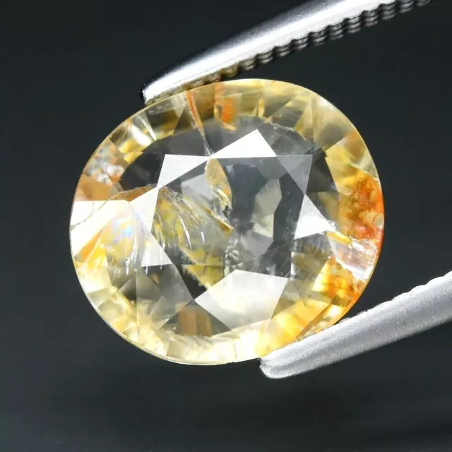 RARE ★★  ZIRCON JAUNE DE TANZANIE : 1,81 CARAT  ★★ P387.129t