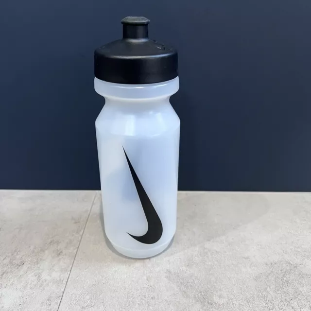 Nike Big Mouth Swoosh Water Bottle 2.0 22 OZ Clear/Black New!