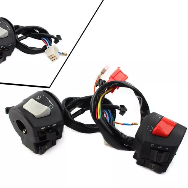7/8" Moto Horn Turn Signal Headlight Electric Start Handlebar Controller Switch