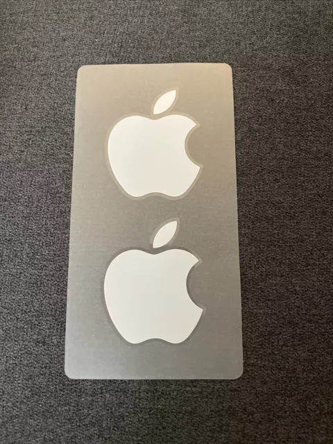 Genuine Apple Logo Decals 2x2 Original iPhone White Sticker