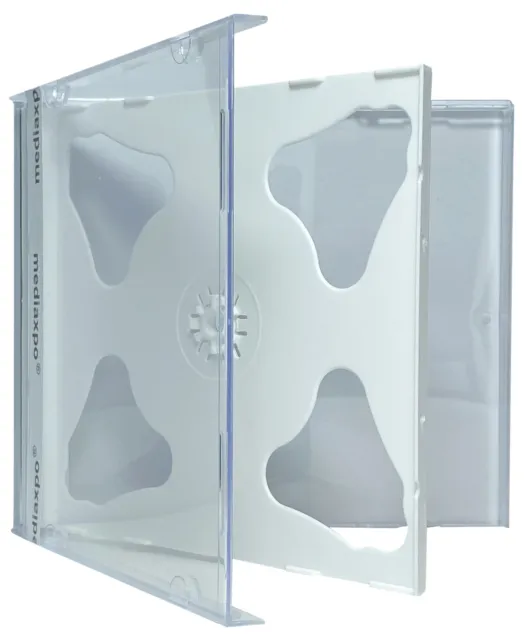 400 STANDARD White Double CD Jewel Case