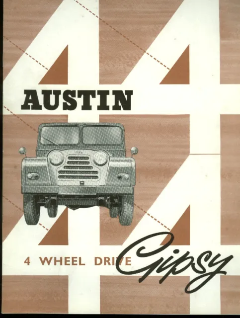 1960 Austin 4 Wheel Drive Gipsy sales brochure