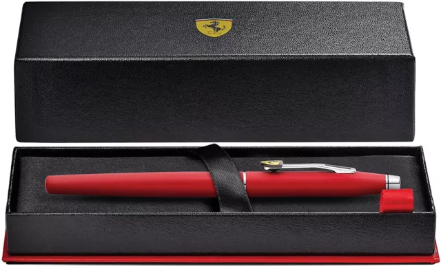 Cross Clásico Siglo Colección Para Ferrari Mate Rojo Punto Medio Fuente Pluma 3