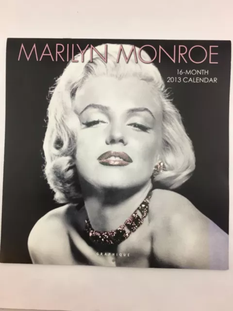 Marilyn Monroe 2013 Graphique De France 16-Month Wall Calendar - Mint