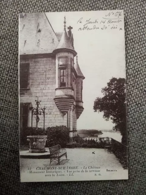 Cpa Chaumont Sur Loire Le Château