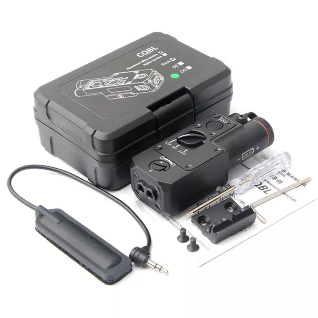 Mini Green Dot Laser IR Sight CQBL-1 Adjustable IR Indicator 20mm Rail US