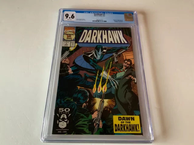 Darkhawk 1 Cgc 9.6 White Pages Origin 1St App App Hobgoblin Marvel Comics 1991