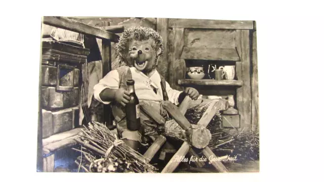 CPA ALLEMAGNE MECKI HERISSON alles fur die gesundheit BIERE BD MARIONNETTE