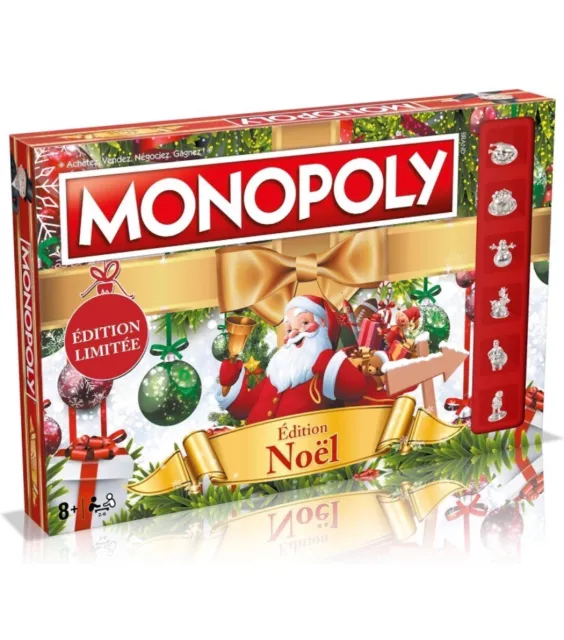 MONOPOLY NOEL - Jeu De Société - Jeu De Plateau - Version Française