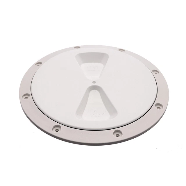 Bouchon D'Inspection Ø 150mm, Trou Ø 157mm, Couleur Bianco. Rwo R4060L