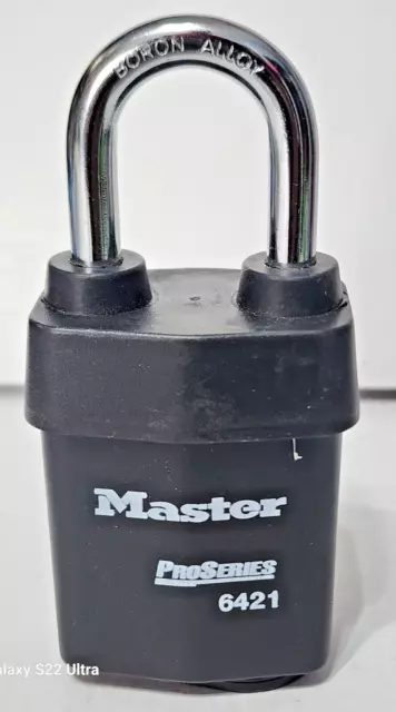 Master Lock 6421 ProSeries Weather Tough Laminated Steel Padlock Body Less CYL
